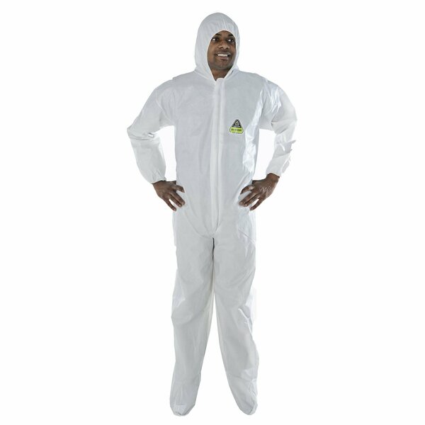 Cordova DEFENDER Coverall, Hood, Boots, 5XL, 12PK CPHB5XL